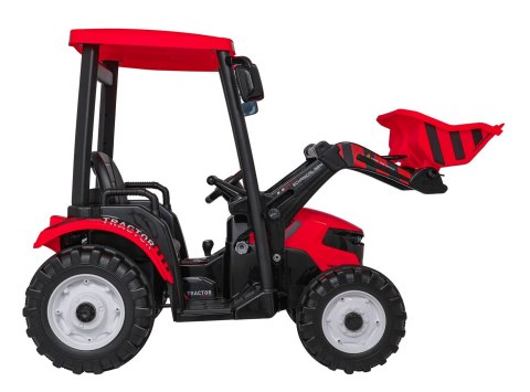 Pojazd MEGA Traktor D68 Z Przyczepką Czerwony