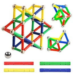 WOOPIE Klocki Magnetyczne Konstrukcyjne 3D 58 el.