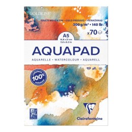 Blok akwarelowy AQUAPAD A5, 300g, 70 ark