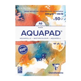 Blok akwarelowy AQUAPAD A6, 300g, 50 ark