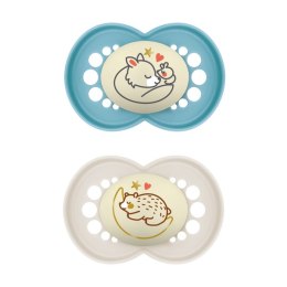 MAM 850806 Smoczek uspokajający Original Night 6+ Planet Love boy