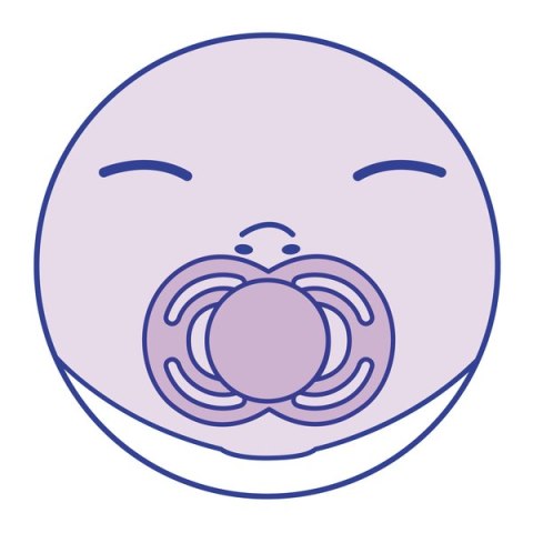 MAM 851001 Smoczek uspokajający Perfect Night 16+ Planet Love girl