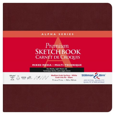 Szkicownik Alpha 19x19 cm 150gsm