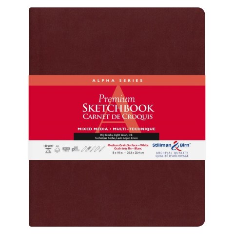 Szkicownik Alpha 20,3x25,3 cm 150gsm