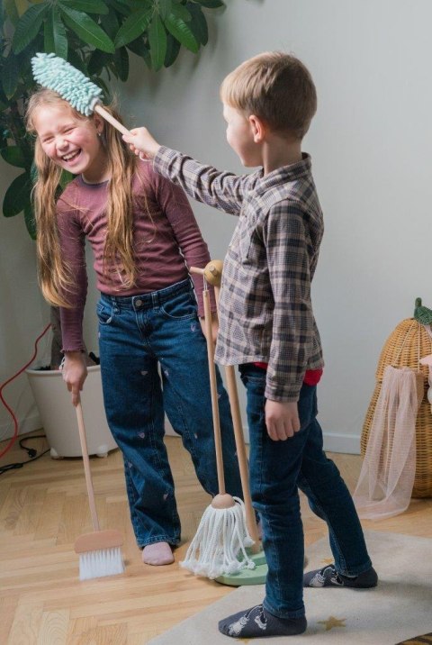 Drewniany zestaw do sprzątania DANTOY