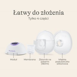LANSINOH Laktator podwójny bezprzewodowy Hands-free