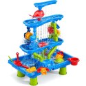 WOOPIE Stolik Wodny 4w1 Piaskownica Wodospad XL 4-Poziomowy Delfin