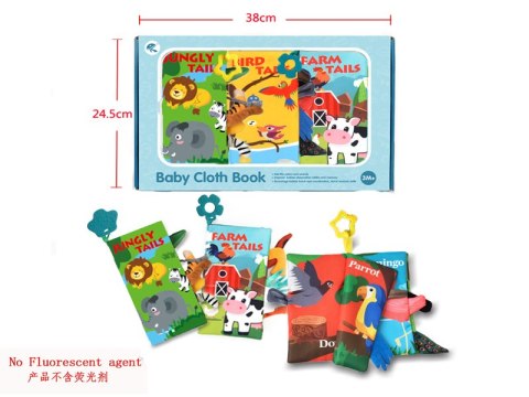 Zestaw Miękkich Książeczek dla Najmłodszych