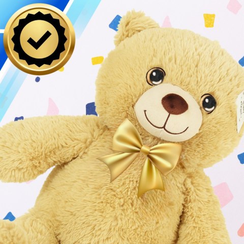 Duży Pluszowy Miś XXL 50 cm Kremowy Maskotka - Miękki Przytulanka dla Dzieci