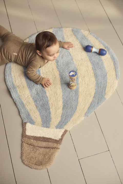 Filibabba Dywan dla dzieci Air balloon Pearl Blue