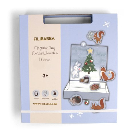 Filibabba Gra magnetyczna Wonderful Winter - Forest friends