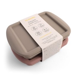 Filibabba Silikonowy pojemnik do mrożenia posiłków 2pack Rose Mix