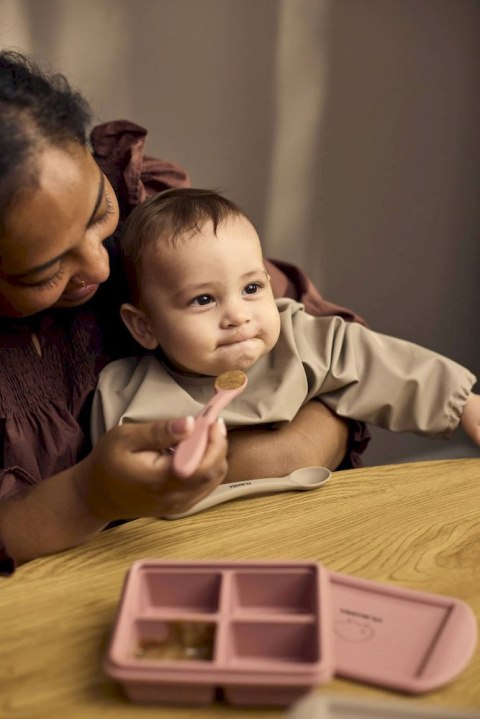 Filibabba Zestaw 3 silikonowych łyżeszek Rose Mix