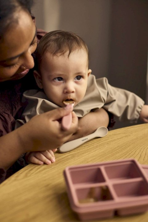 Filibabba Zestaw 3 silikonowych łyżeszek Rose Mix