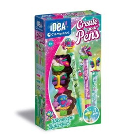  Idea Art Zestaw Mini Fabryka Długopisów Motylki Clementoni 18169