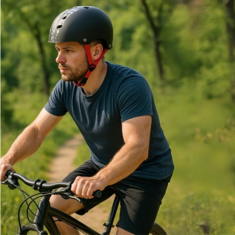 KASK skate orzech orzeszek na rower hulajnogę BMX rolki FISHER L/XL