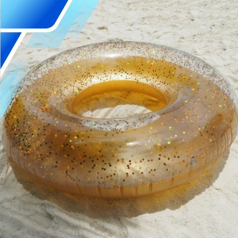 Koło do pływania dmuchane DUŻE dla dzieci dorosłych materac XXL confetti 120cm