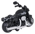 Metalowy Motocykl Czarny z Funkcją Świateł i Dźwięku