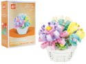Zestaw klocków kreatywnych Bukiet w doniczce 253 el. dla dzieci 6+