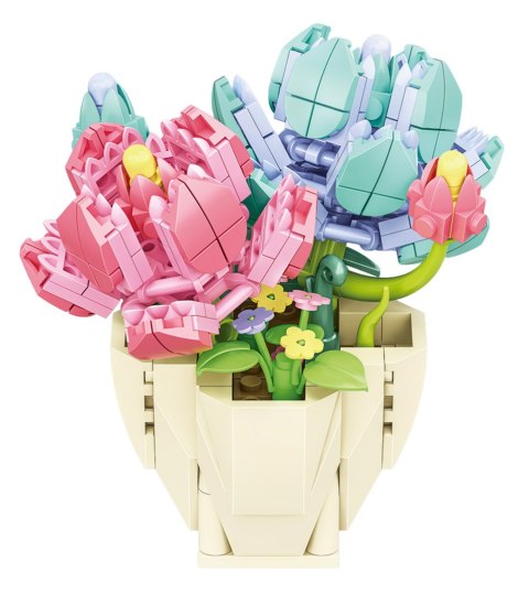 Zestaw klocków kreatywnych Kwiaty w doniczce 293 el. dla dzieci 6+