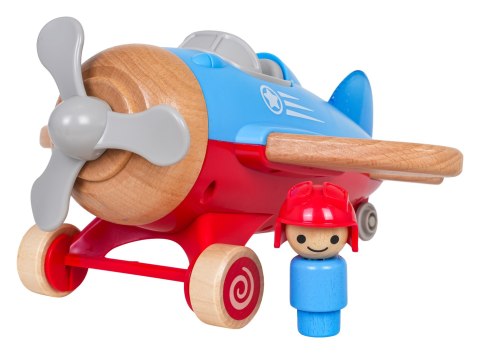 Drewniany Samolot Niebieski