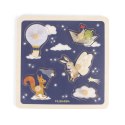 Filibabba Drewniane puzzle sensoryczne Little Adventurers