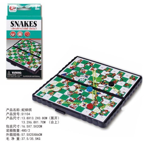 Magnetyczna Gra Planszowa Drabiny