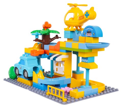 Zestaw Dużych Klocków Stacja Policji 93el.