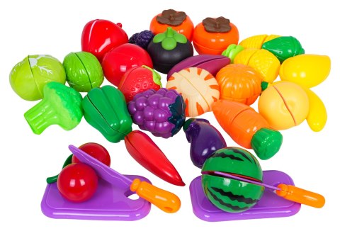 Zestaw Owoców 34el. + Akcesoria