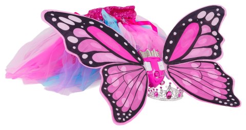 Zestaw Skrzydeł Motyla + Sukienka w Tęcze
