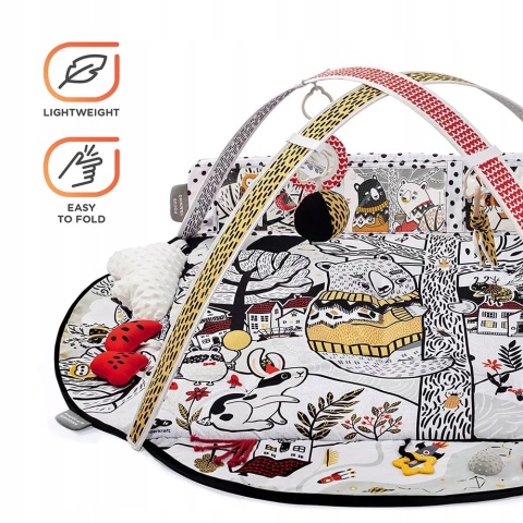 EDUMEE Kinderkraft Mata edukacyjna kontrastowa