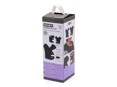 Nosidełko hybrydowe BE ONE Black Dooky dla dzieci