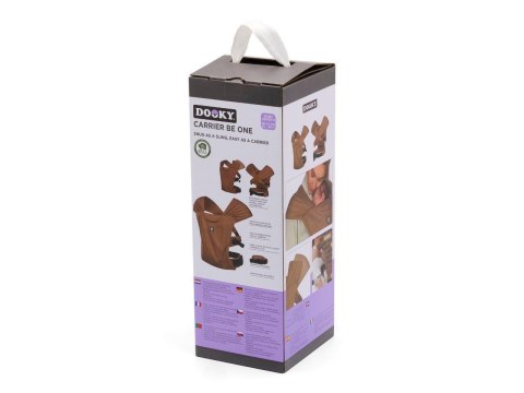Nosidełko hybrydowe BE ONE mocha Dooky dla dzieci