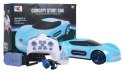Pojazd z Funkcją Dymu Sterowany z Pilota i Zegarka Niebieski