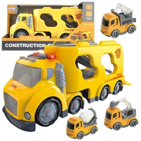 WOOPIE 53118 Duża żółta laweta City Truck