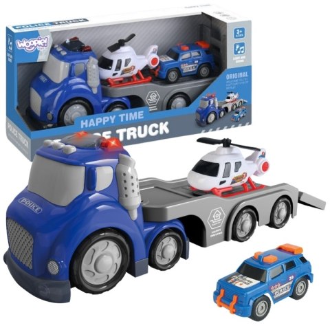 WOOPIE 53149 Niebieska laweta Policyjna City Truck