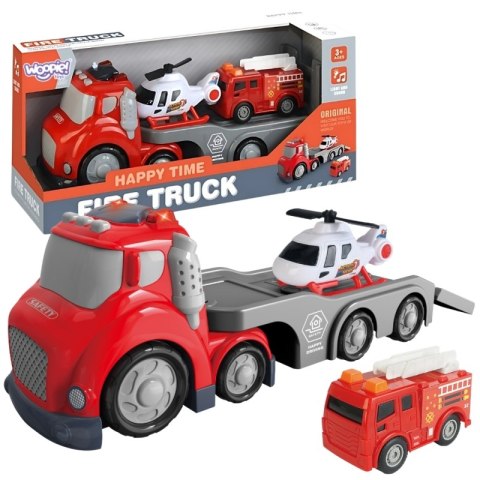 WOOPIE 53156 Czerwona laweta Straż Pożarna City Truck