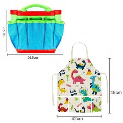 WOOPIE 54450 Zestaw małego ogrodnika 15el. Dinozaury