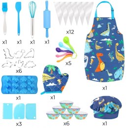 WOOPIE 54474 Dino Zestaw małego kucharza