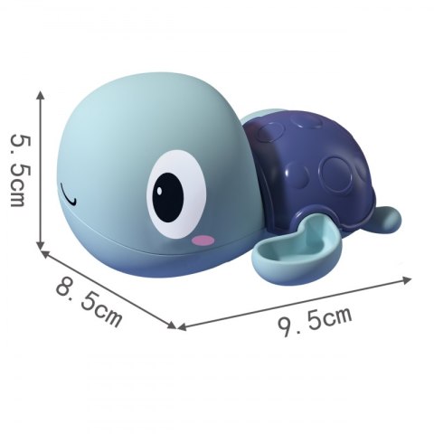 WOOPIE 55150 Żółwik Zabawka do kąpieli niebieska