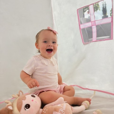 WOOPIE 55365 Namiot Księżniczki z kwiatkami różowy