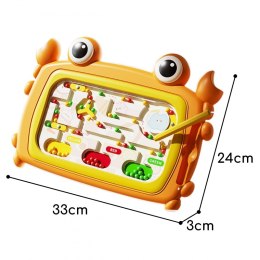 WOOPIE 55808 Tablica magnetyczna Labirynt Krab pomarańczowa