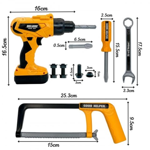 WOOPIE 56270 Zestaw Narzędzi Majsterkowicza 16el.