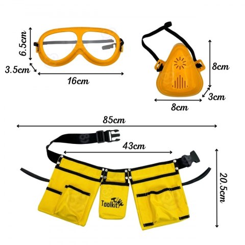 WOOPIE 56270 Zestaw Narzędzi Majsterkowicza 16el.