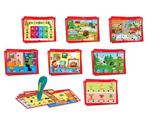 Clementoni Gry Edukacyjne 50780 Mówiące Pióro 500 Pytań Litery i Słowa