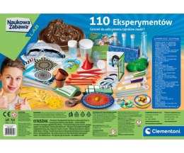 Clementoni Naukowa Zabawa Lab 50720 110 Eksperymentów