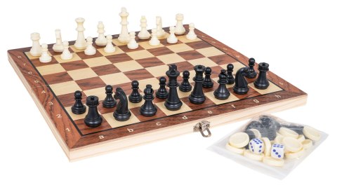 Drewniany Zestaw Gier 3w1