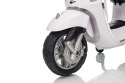 Pojazd Skuter Vespa ROMA Biały motorek dla dziecka