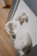 Ramka Deluxe z odciskiem 3D Happy Hands silver