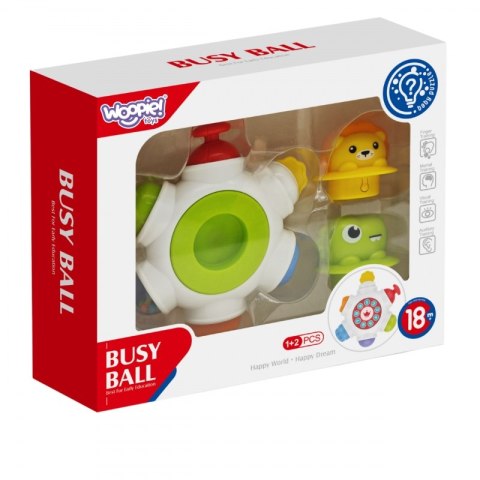 WOOPIE BABY Kosmiczna Rakieta Aktywności - Edukacyjna Kostka Sensoryczna 18m+